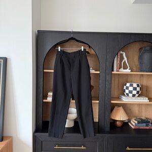 Zara Black Trousers Straight Leg Classic